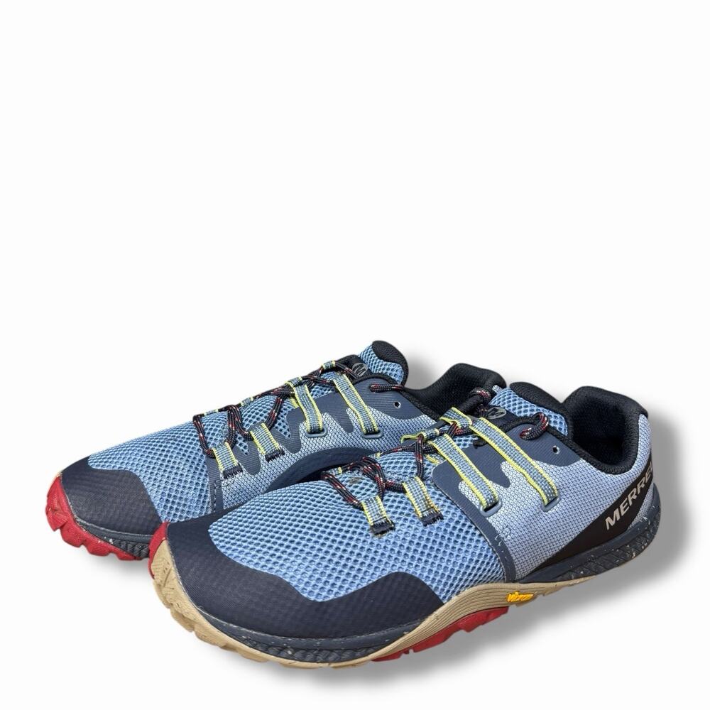 Merrell Trail Glove Women’s Barefoot Minimalist Trail Running Shoes Blue Size 10